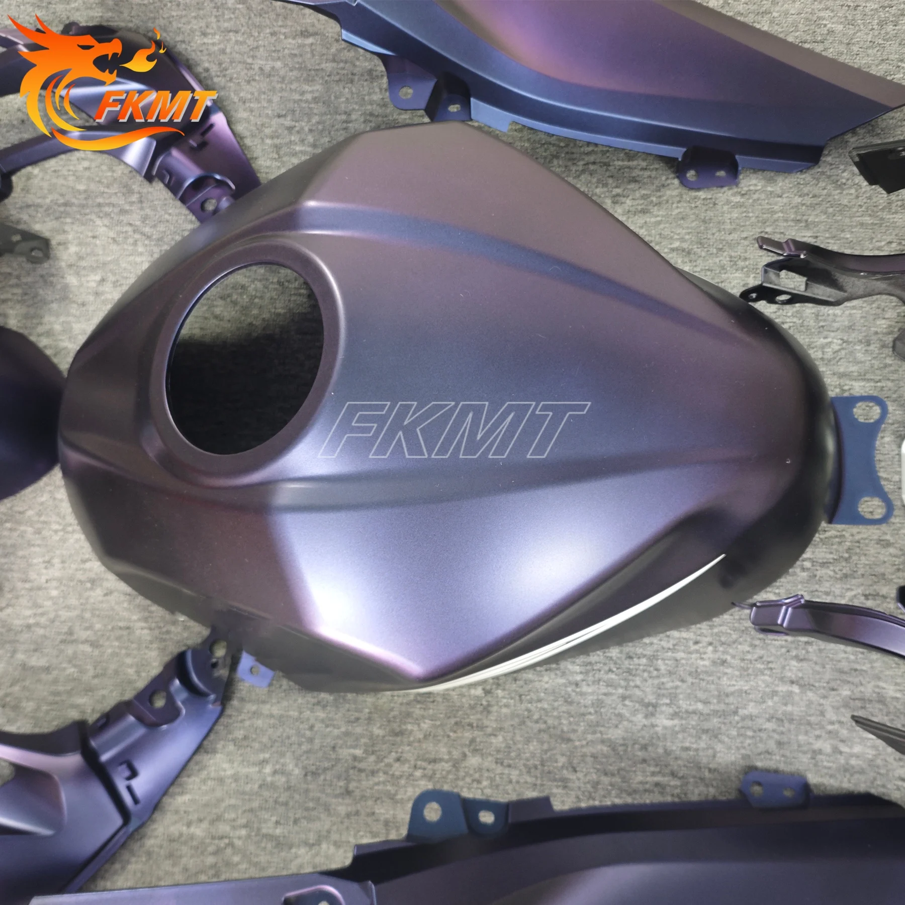 

Motorcycle Fairing Kit fits for KAWASAKI Ninja 400 2018 2019 2020 2021 2022 2023 ZX400 EX400 18 19 2021 22 23 Year fairing Grey