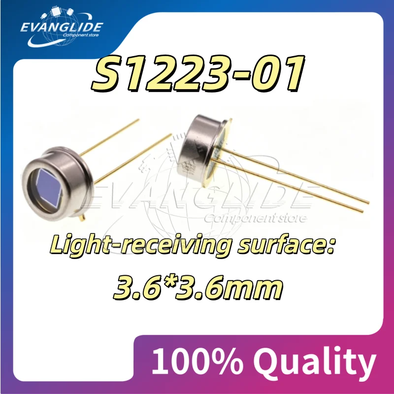 1 PCS S1223-01 S1223-01 S1223 Hamamatsu Silicon Photodiode High-speed Response High-sensitivity Transmissive Type