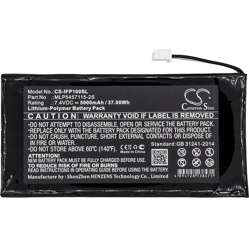 CS 5000mAh  Battery For Infinity MLP5457115-2S One Premium