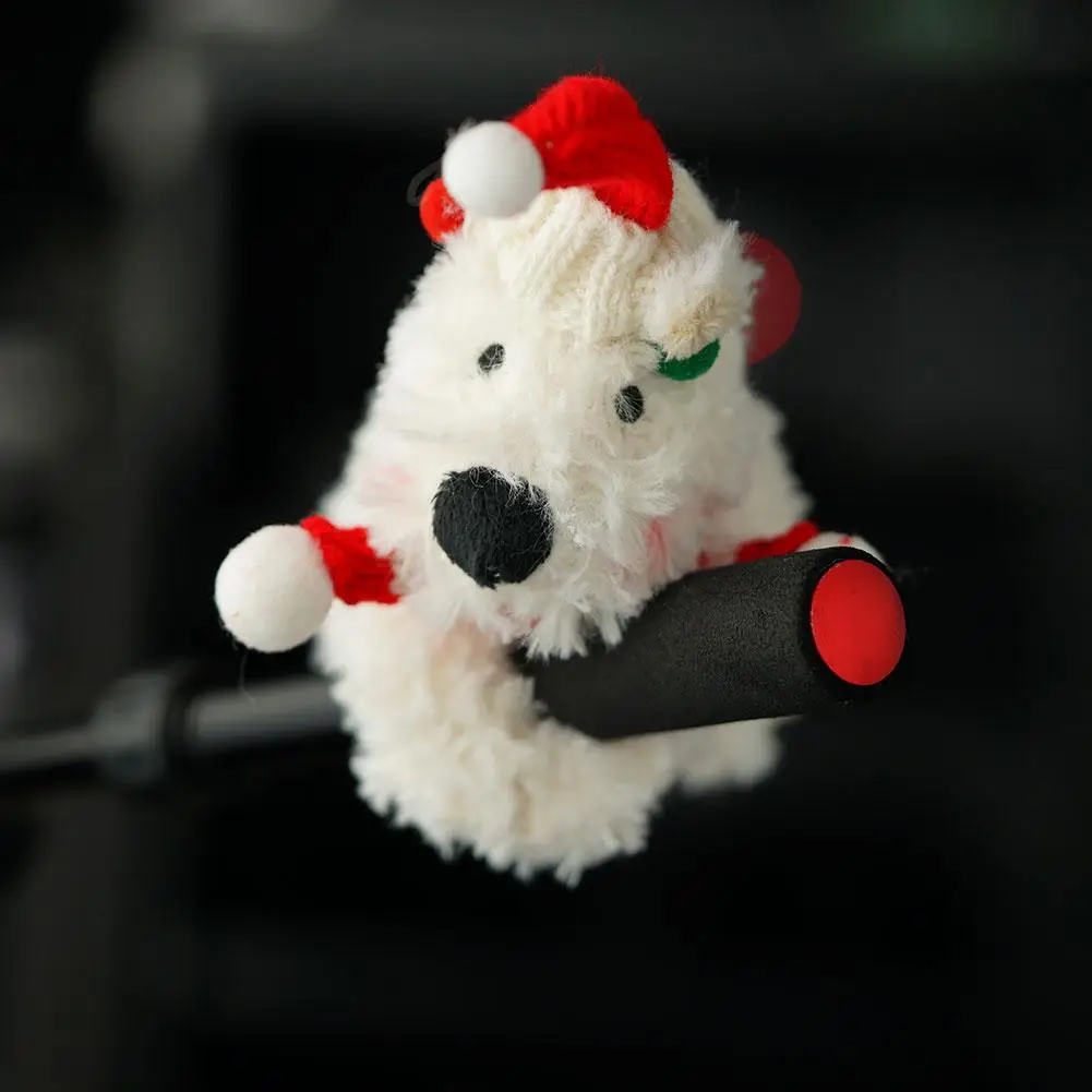 

Декор сцепления для щенка, плюшевая кукла, украшение для переключателя сигнала поворота стеклоочистителя автомобиля, каваи, собака, кукла стеклоочистителя, аксессуары для салона автомобиля