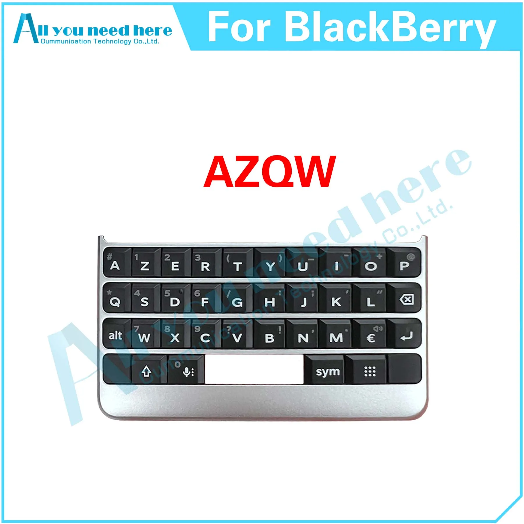 Keyboard Button for BlackBerry Keytwo KEY2, BBF100-6, BBF100-1, BBF100-2, BBF100-4, Keypad Repair Parts Replacement