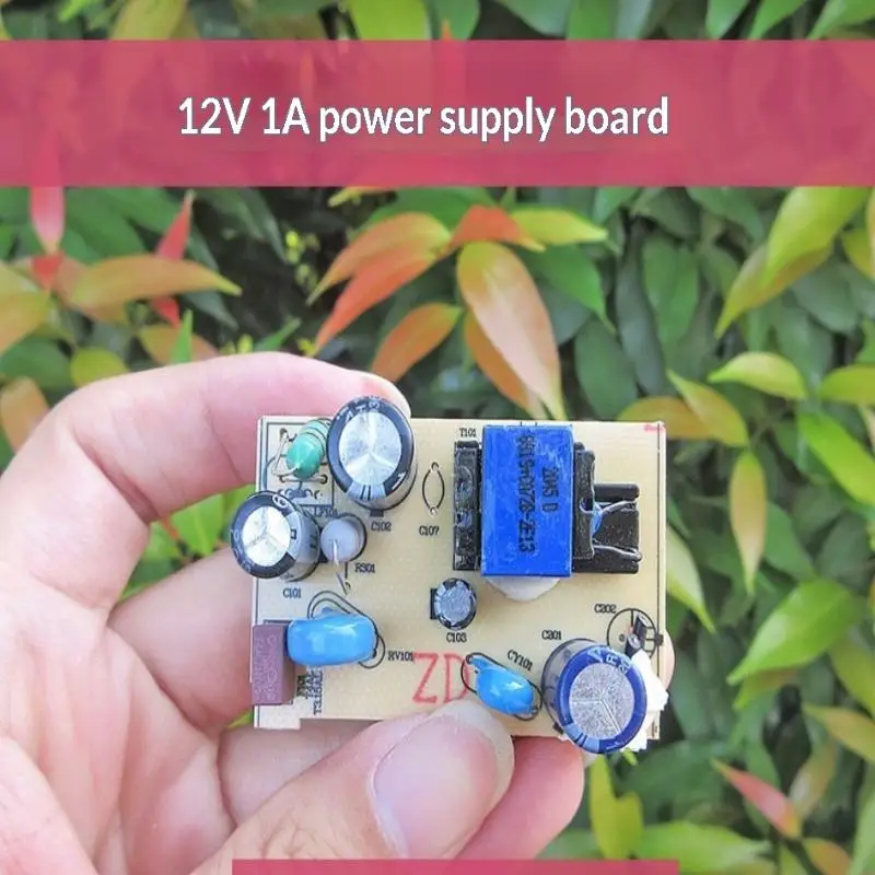 12V 1A Isolation Power Supply Module LED Light Monitoring Built-in Switching Power Bare Board