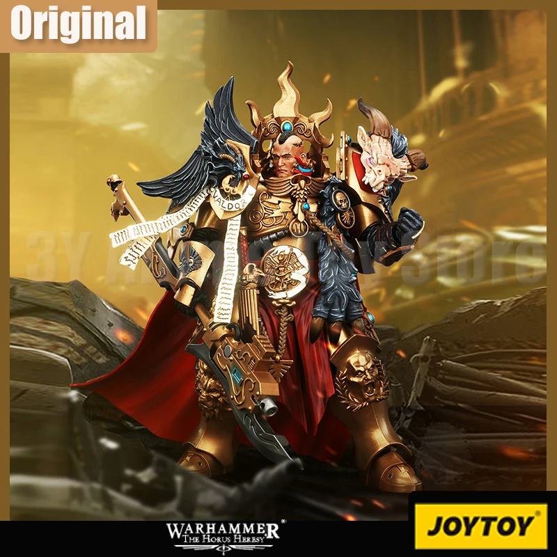 JOYTOY Warhammer 30k Action Figure Legio Custodes Constantin Valdor Captain-General of the Legio Custodes Model Collect Toy Gift