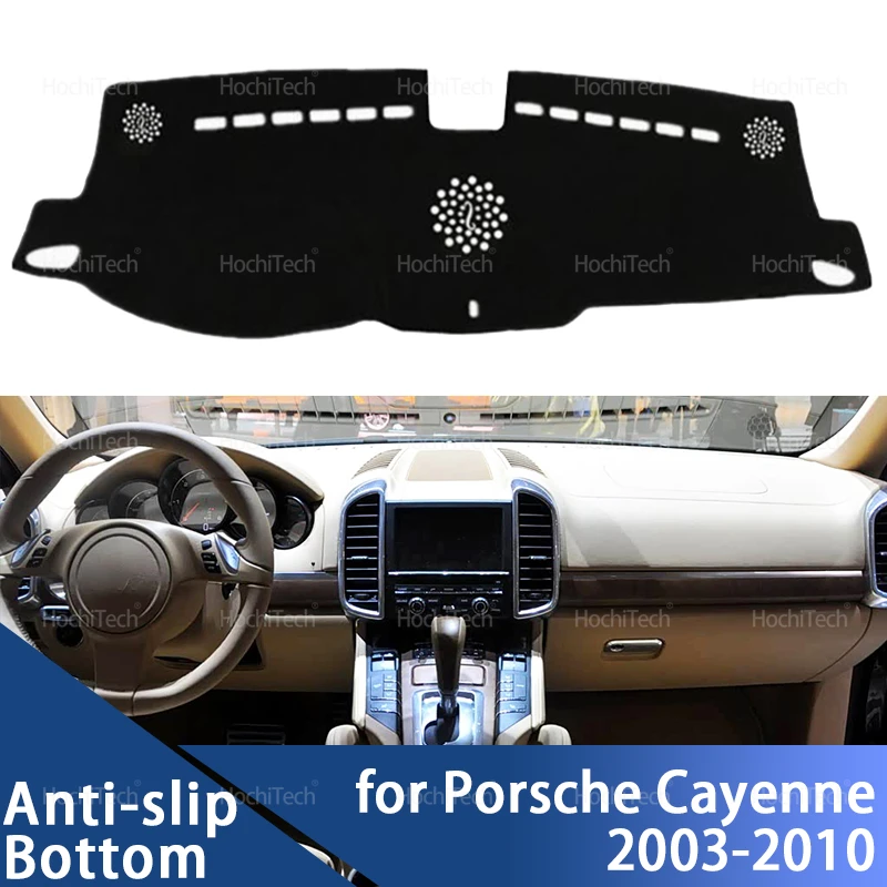 For Porsche Cayenne E1 9PA First Generation 2003-2010 Car Dashboard Cover Avoid Light Pad Instrument Platform Cover Mat Carpet