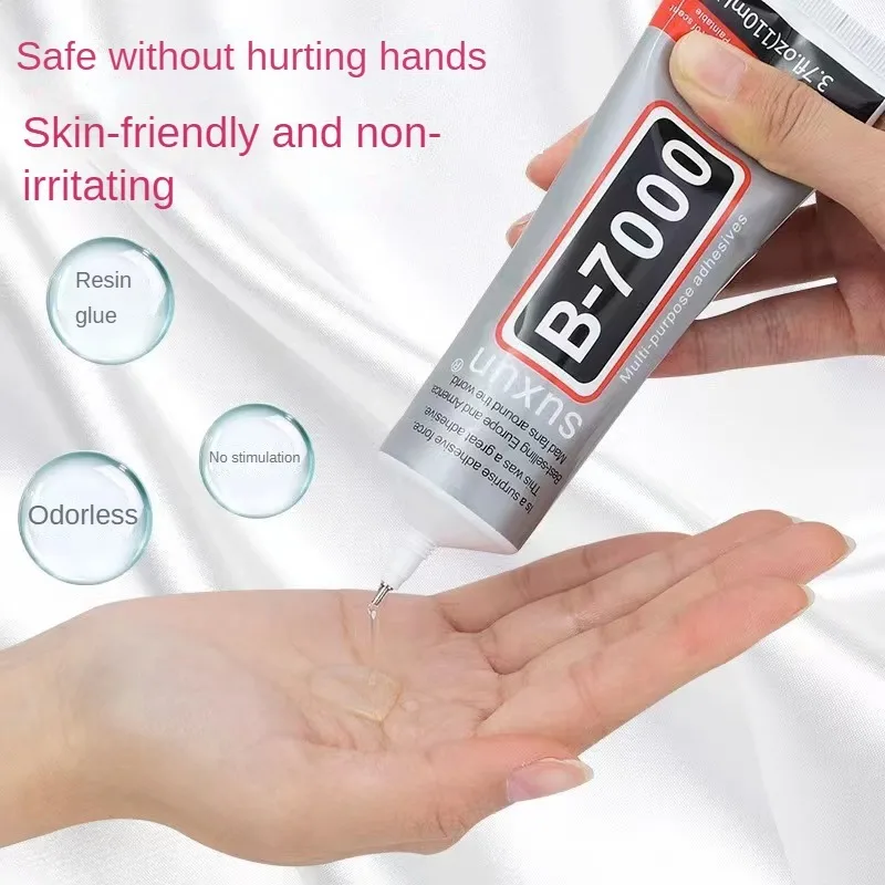 SUXUN 15/50/110ml B7000 Clear Glue Mobile Phone Touch Screen Superglue Repair Point Diamond Jewelry DIY Glue B-7000 Adhesive Scr