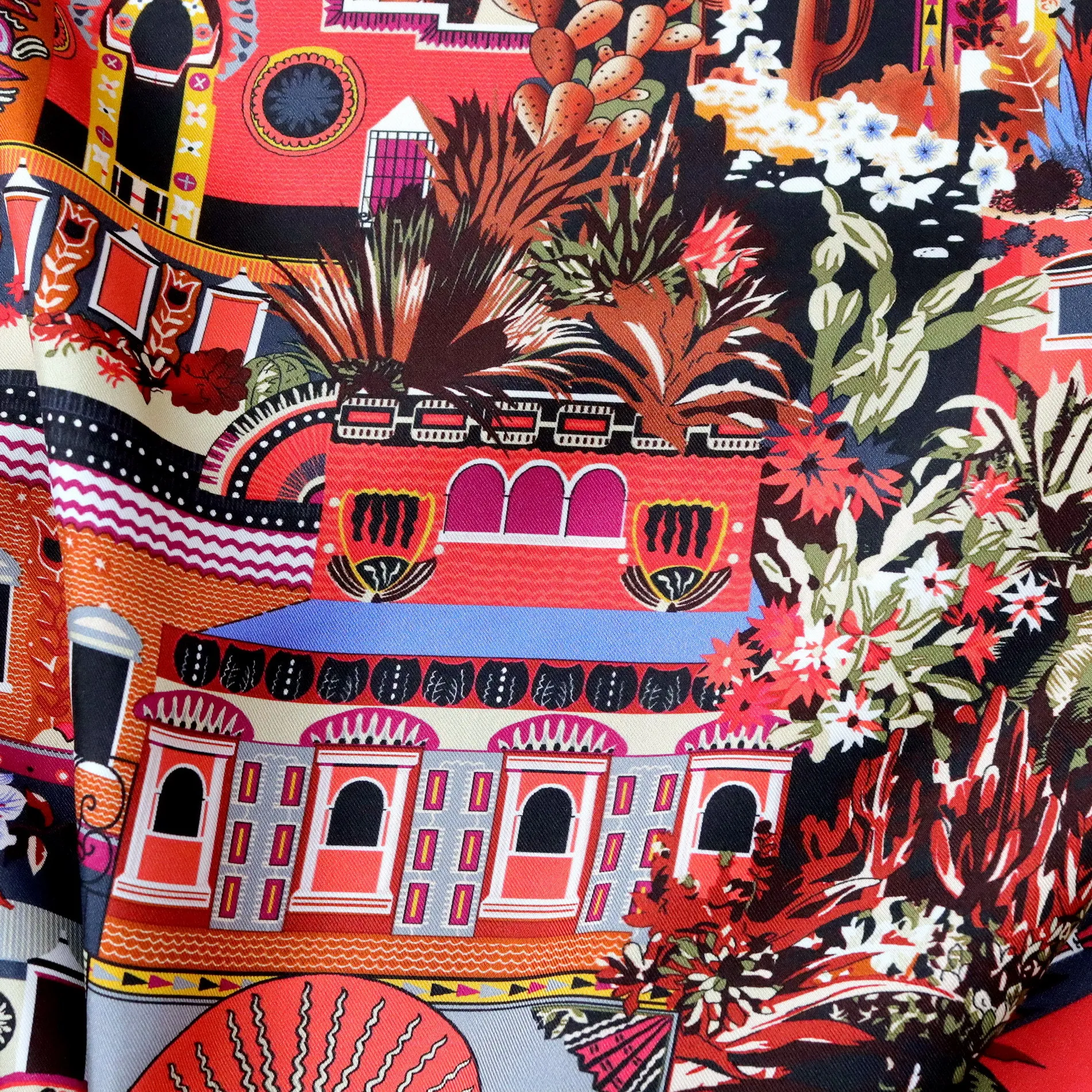 AB Geconfronteerd Print 18MM Sjaal 90CM Vrouwen Moerbei Zijden Sjaals Luxe Designer Tas Hals Sjaals Handgerolde Sjaals minnaar Gift