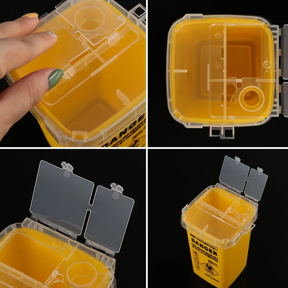 New Gadget  Tool Needles Bin Sharps Container Waste Box Collect Box