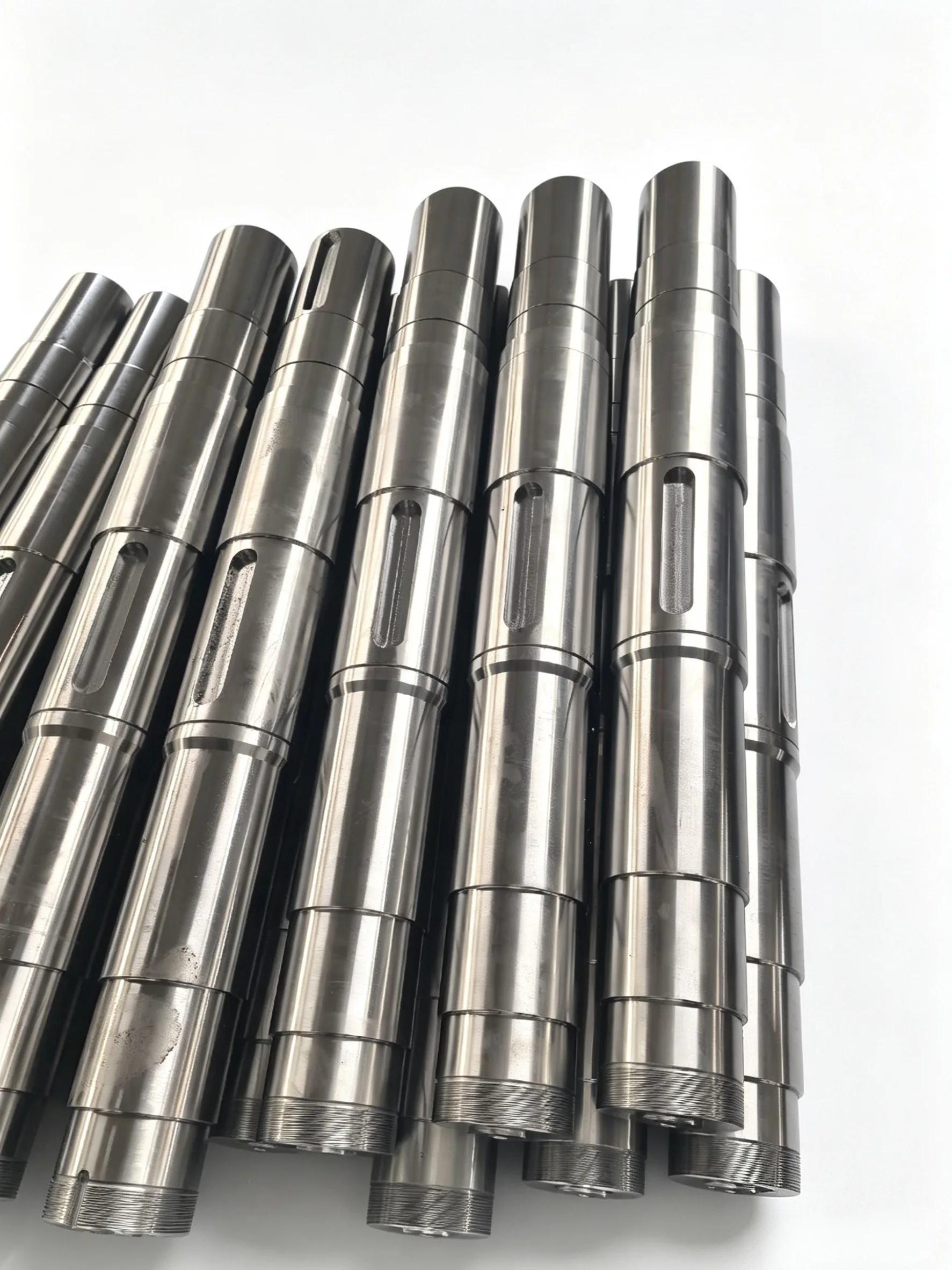 Customized CNC Machining of Non-standard Stainless Steel Step Shaft Parts with Precision and Keyway Step Shafts