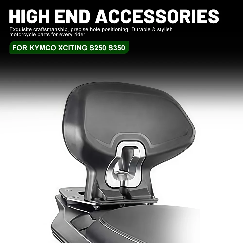 Comfortable lumbar support pad for rear passenger seats on Kymco XCITING S250 S350 CT250 CT300 motorcycles