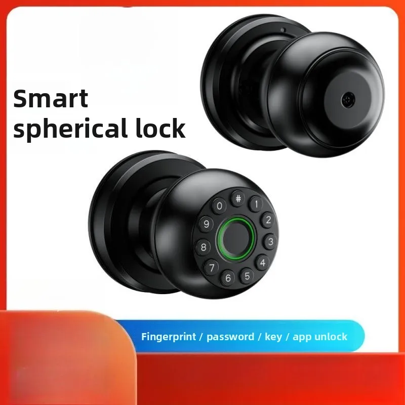 Smart Spherical Lock Indoor Wooden Door Office Apartment Combination Lock US Standard Graffiti APP