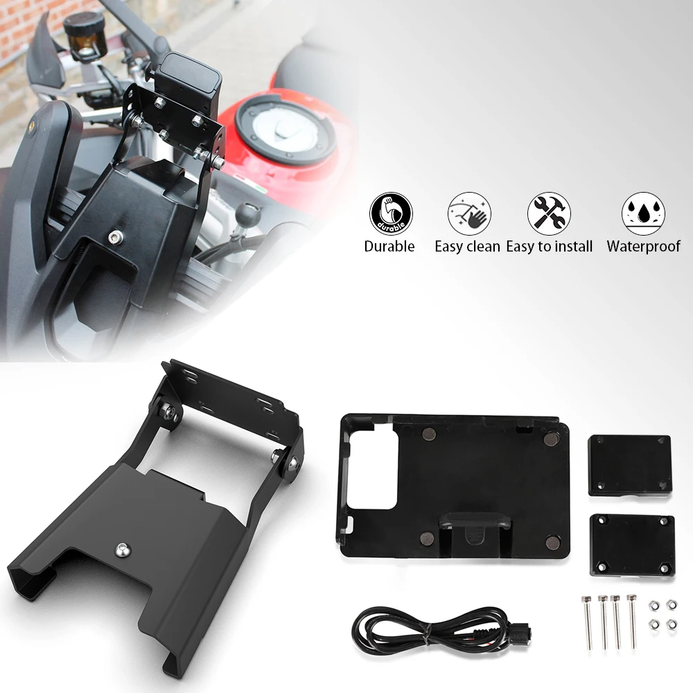 

Phone Holder For Ducati Multistrada 1200 Enduro 1260GT gt 1260 950 950S GPS Smartphone Holder Windshied Mount Navigation Bracket