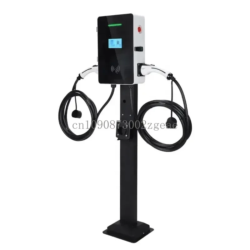 

32A Type 2 Type1 GBT Ev Fast Charging Station Wallbox ，AC 7KW*2 Double Electric CarsCharging Station，EV Charger