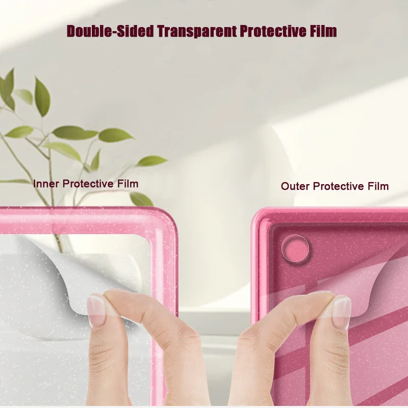 Gittering Acrylic Clear Back Case For 2024 Kobo Clara Colour Color BW 2E N365 N367 N506 6'' Case PU Leather Smart Sleep Cover view 5