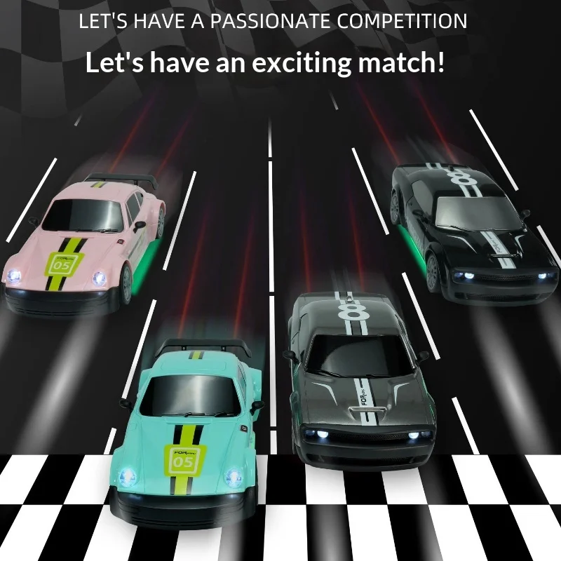 1:20 RC Drift Car 2,4G medio escala 4WD coche de carreras eléctrico de alta velocidad juguete de Control remoto para niños regalo divertido al aire libre