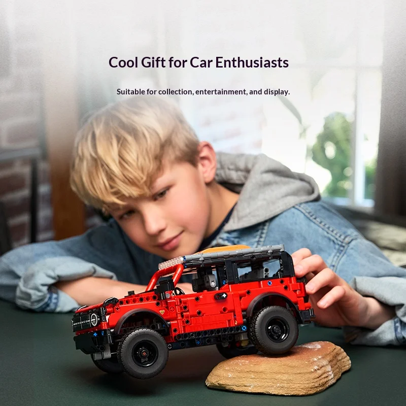 

Конструктор Technic 42213 Ford Bronco SUV, 943 детали, модель внедорожника, развивающая сборная игрушка, подарок для детей