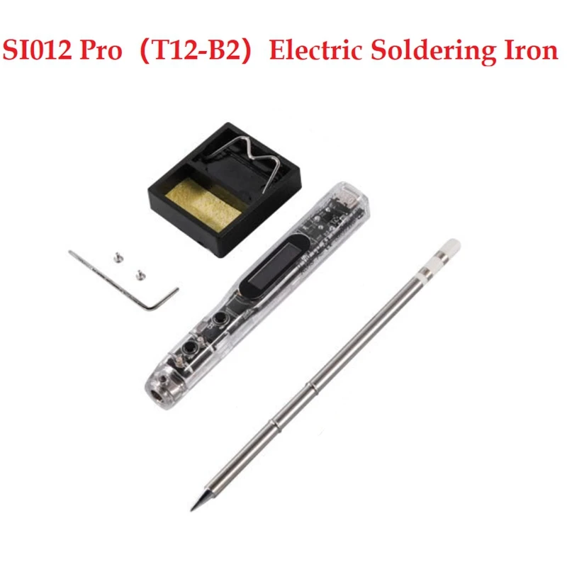 

Portable Electric Soldering Iron Smart LED Digital Display Adjustable Temp Iron Built-In Buzzer