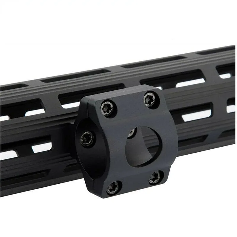 25.4mm MLOK Tactical Flashlight Ring Fixture Aluminum Alloy Pipe Clamp Hunting Airsoft Wargame