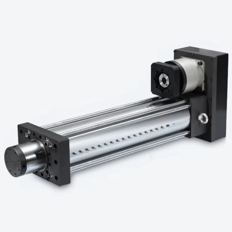 Hub 100mm 35 Tonnen Großer Schub Faltbarer Servo-Elektrozylinder Industrieller Geräuscharmer Explosionsgeschützter Teleskopzylinder