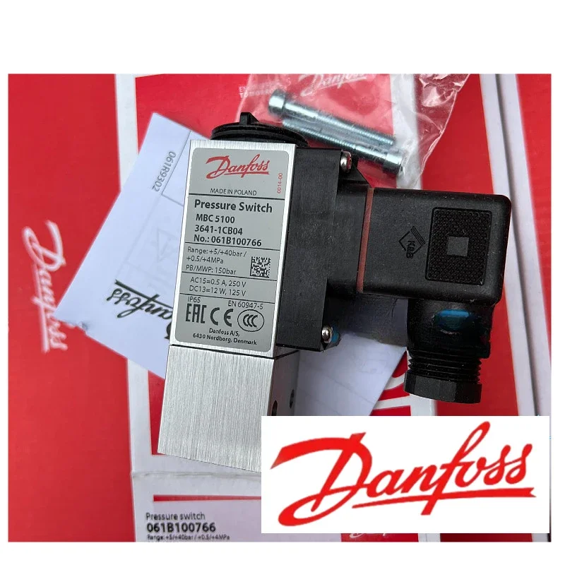 Original Danfoss MBC5100 061B100766 Pressure Switch Can Replace 061B300766