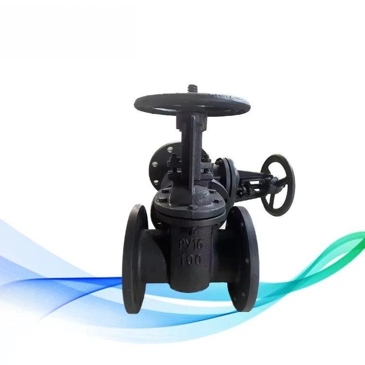 Flanged WCB for Water Systems GOST Certified Cast Iron Manual Slide Wedge Gate Valve DN100 PN16 with Russian Standard