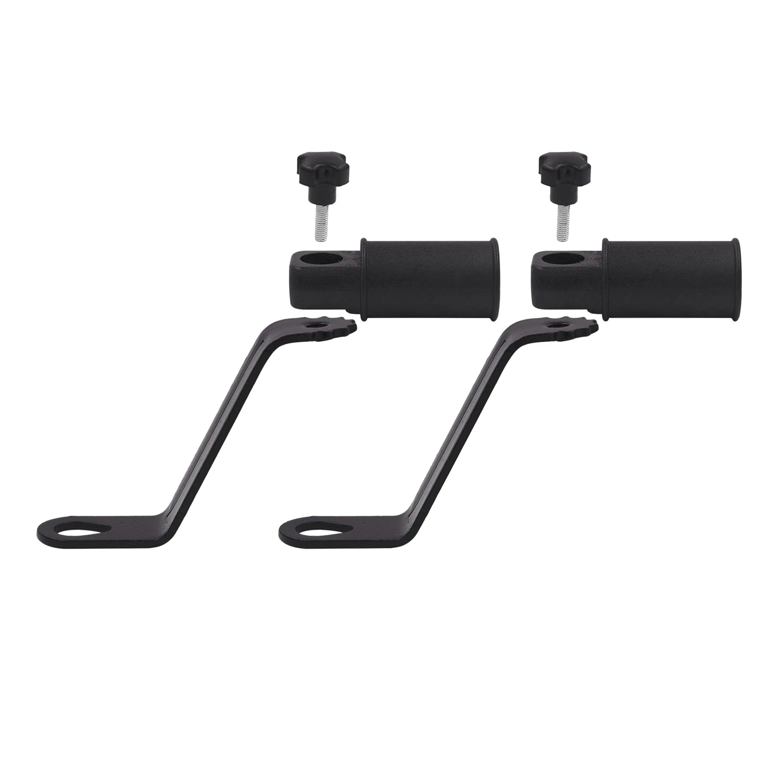 A56P-2Pcs 10Mm Bolt Motorcycle Mirror Extender Mount Cell Phone Conversion Extension Mount Bracket Adapter For 22Mm 8/7 Inch Han