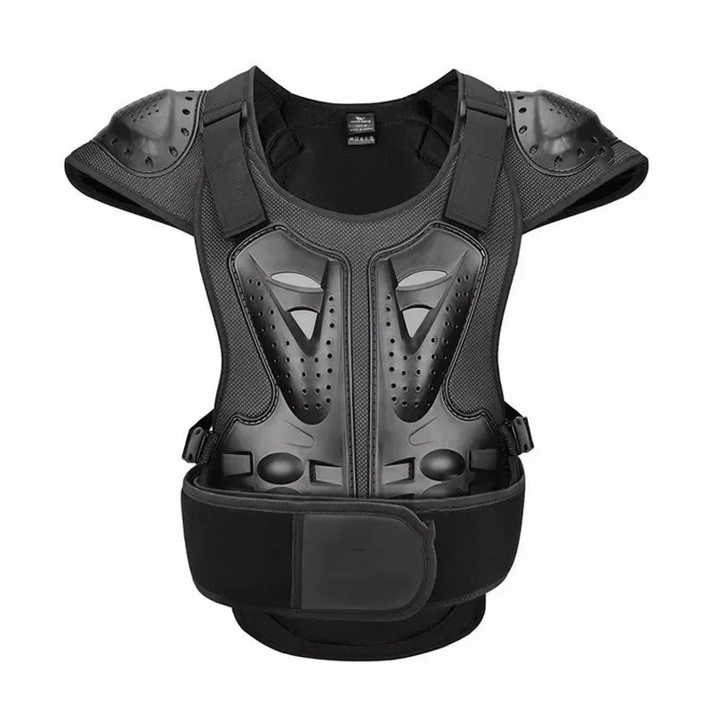 Motorcycle Body Armor Vest, Chest Back Protective Gear, Protective Jacket for Motocross Riding Ski Skateboarding