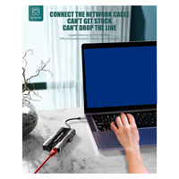 13-IN-1 USB C Hub Docking Stations SD Card Reader 1000M RJ45 -Compatible HDTV VGA USB Hub 3.0 Adapter For PC Laptop Durable