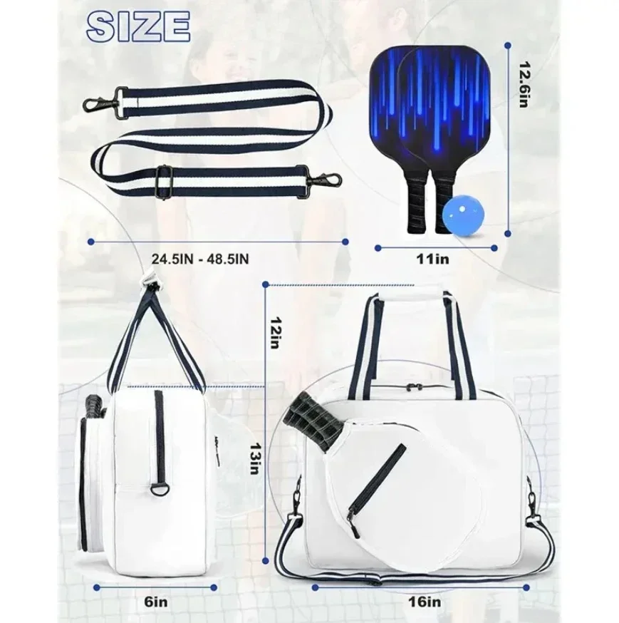 Sports Handbag for Tennis And Squash Kimchi Racket Ball Storage Gym Oblique Span Bag