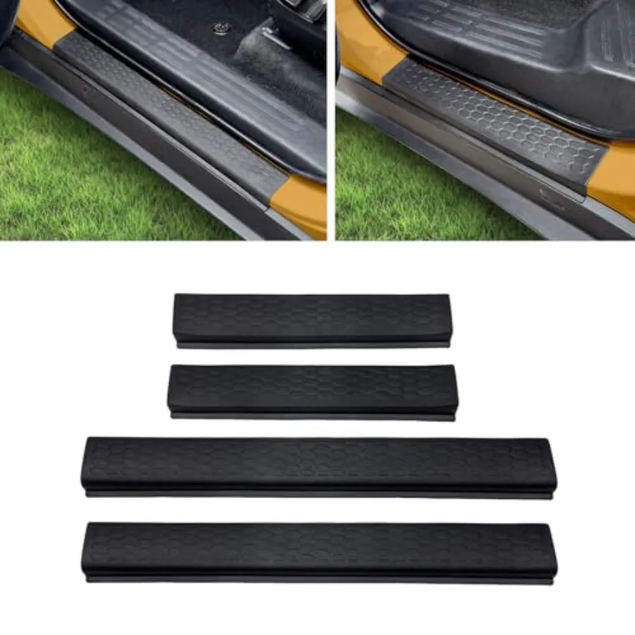 

Door Sill Guards Compatible with 2024 2025 Toyota Land Cruiser Prado 250 J250 LC250 TPE Entry Guard Cover Door Sill Protector f