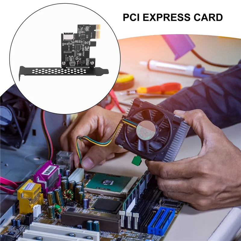 

PCI Express 2.0 X1 USB 3.2 Gen1 TYPE-E Add On Card Pcie Front Type-C Adapter Riser USB3.1 Gen1 A-KEY 5Gb Expansion Card