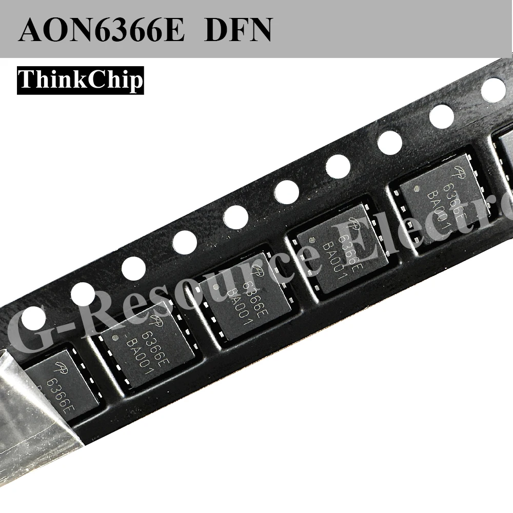 (10pcs) AON6366E (Marking 6366E) DFN N-Channel MOSFET 30V 60A 1.9mΩ