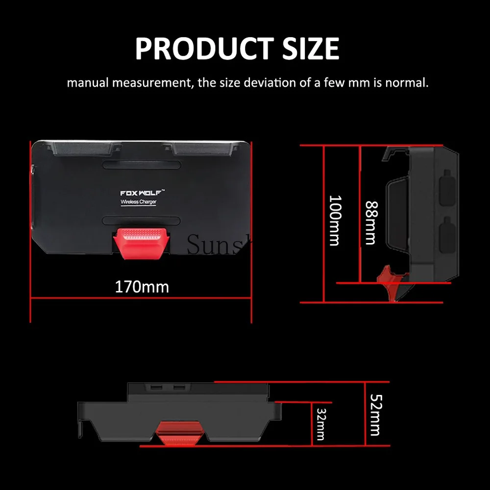 F750GS F850GS ADV Wireless Mobile Phone Holder Motorcycle USB Charging Navigation Accessories