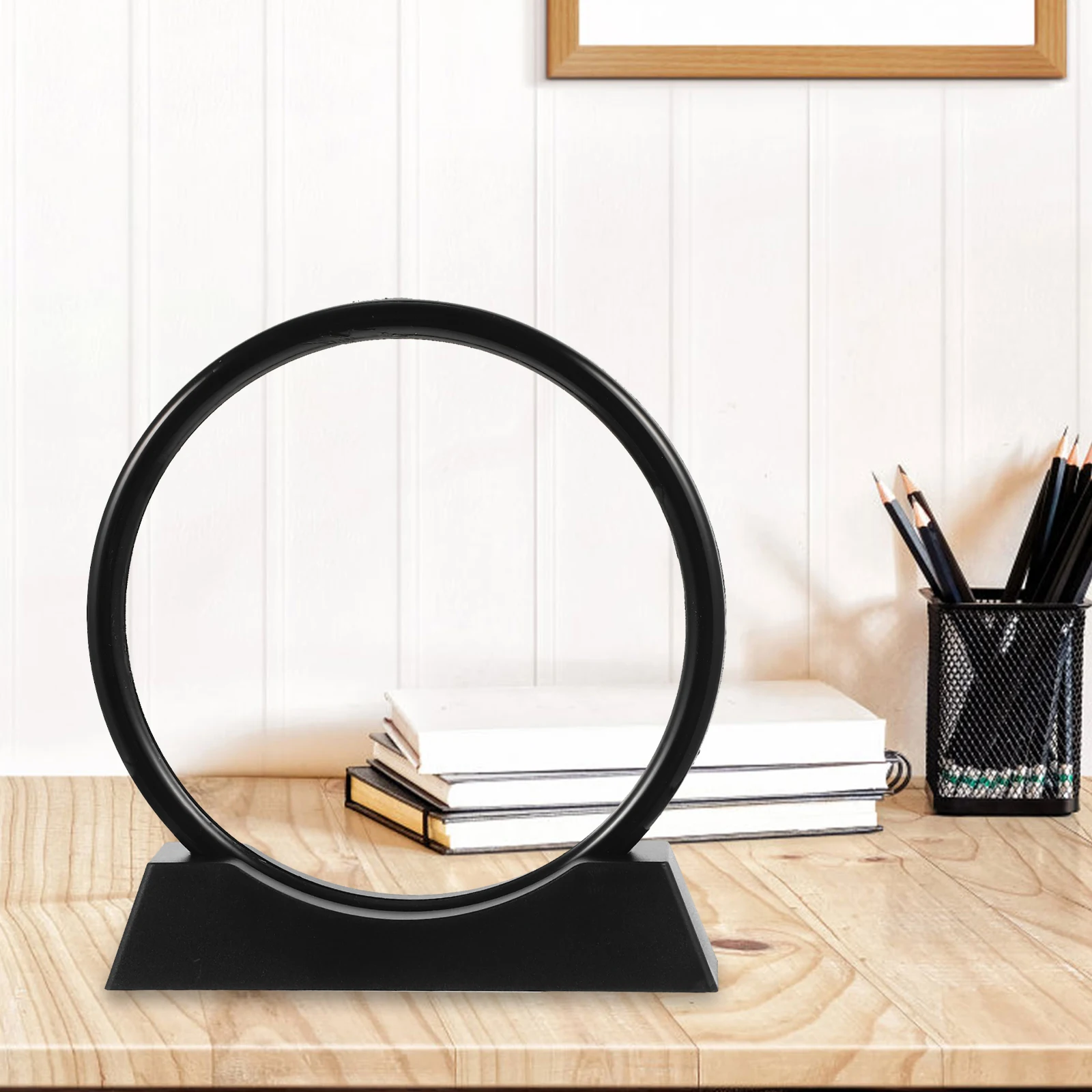 Kit de pintura de arena movediza, decoración de escritorio de vidrio, imagen móvil, juguete de plástico para oficina, Kit de Material de decoración de arena DIY, espacio elegante