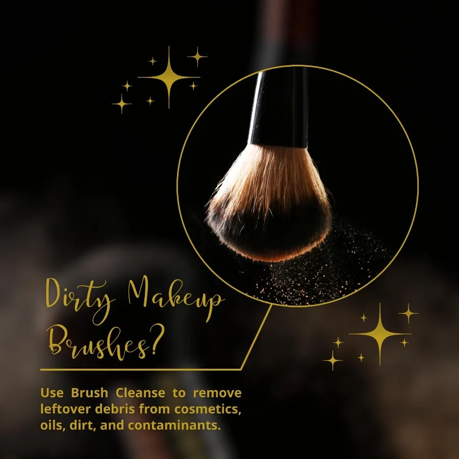 LM Brush Cleanse Nettoyage en profondeur à séchage rapide pour pinceaux et applicateurs de maquillage Nettoyage quotidien professionnel pour cosmétiques