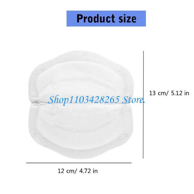 100pcs/팩 어머니를위한 100pcs/pack 일회용 간호 패드 고 흡수성 소프트 및 통기성 모유 수유 우유 보호 패드 G2TE