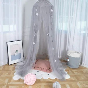 Nordische Prinzessin Crown Summit Mücken Mücken Mücken 7 Schichten Strickvorhang Vorhang Kinderzimmer Dekoration Mädchen rosa Kiefern Dosel Kinder Kinder 6 Hauptverkaufswächter Regen Elsa - №3