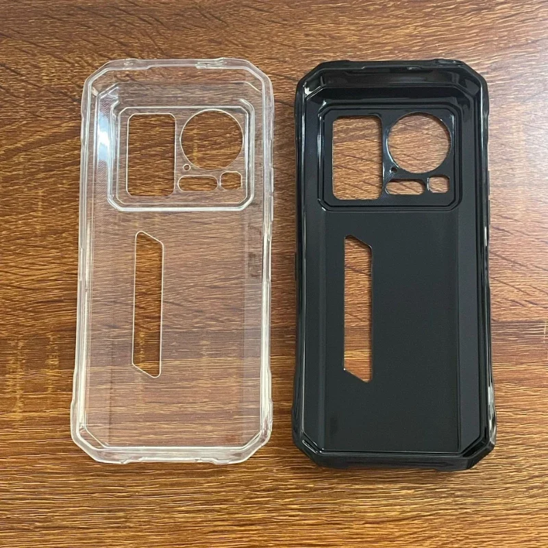 Etui na telefon Hotwav Hyper 7 Pro Soft TPU do HOTWAV Hyper7 HYPER 7pro Clear Black Cover Silicone Protective Coque Back Shell — zdjęcie 3