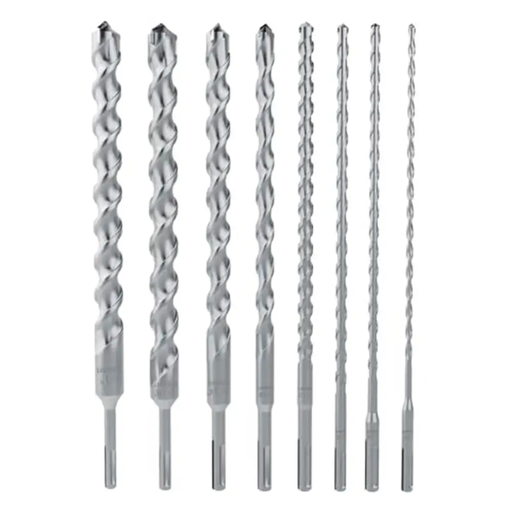 8Pcs SDS Plus Carbide Tipped Drill Bits Set 12