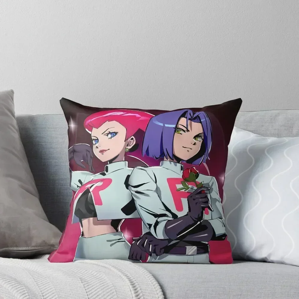 

Jessie & James Throw Pillow Cusions Cover Christmas Covers For Cushions Anime Decorative Cover For Living Room pillow