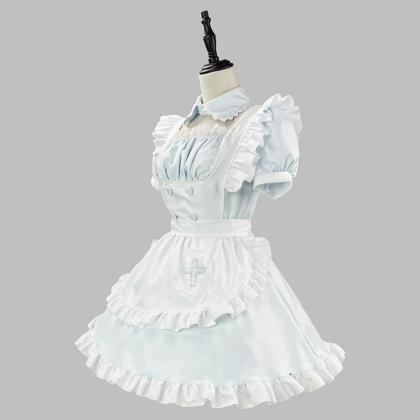 Angel Water Color Medical Maid Uniform Cosplay Halloween Performance Dress Women's Lolita Dress Spring 2026 Ethnic Stage Costume