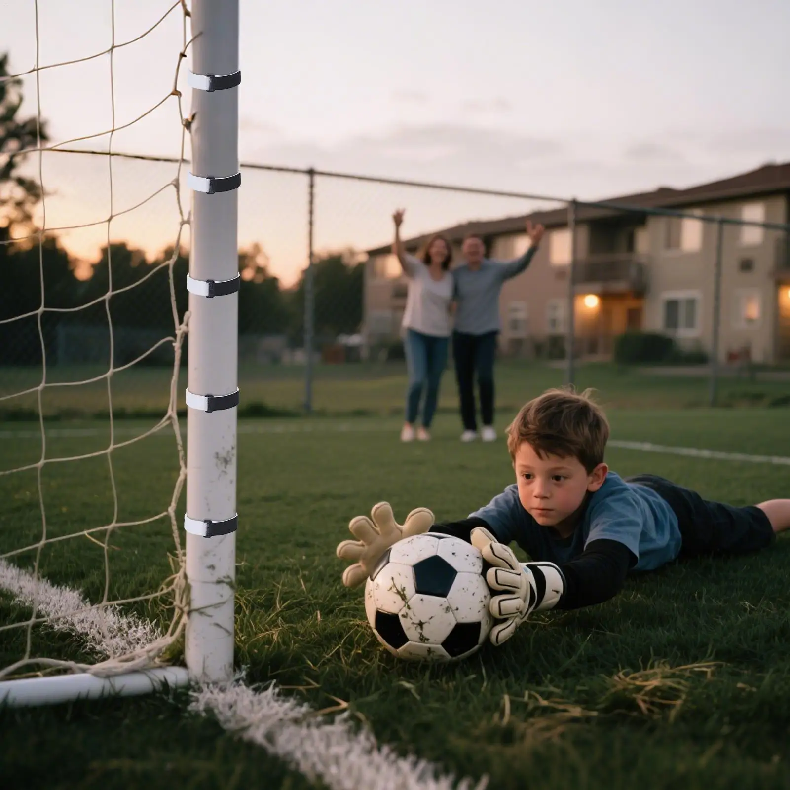 축구 골대 네트 고정 스트랩, 공 위치 고정 네트 타이 50개, 튼튼하고 안정적인 스트랩 타이, 스포츠 소년 놀이터 어린이용