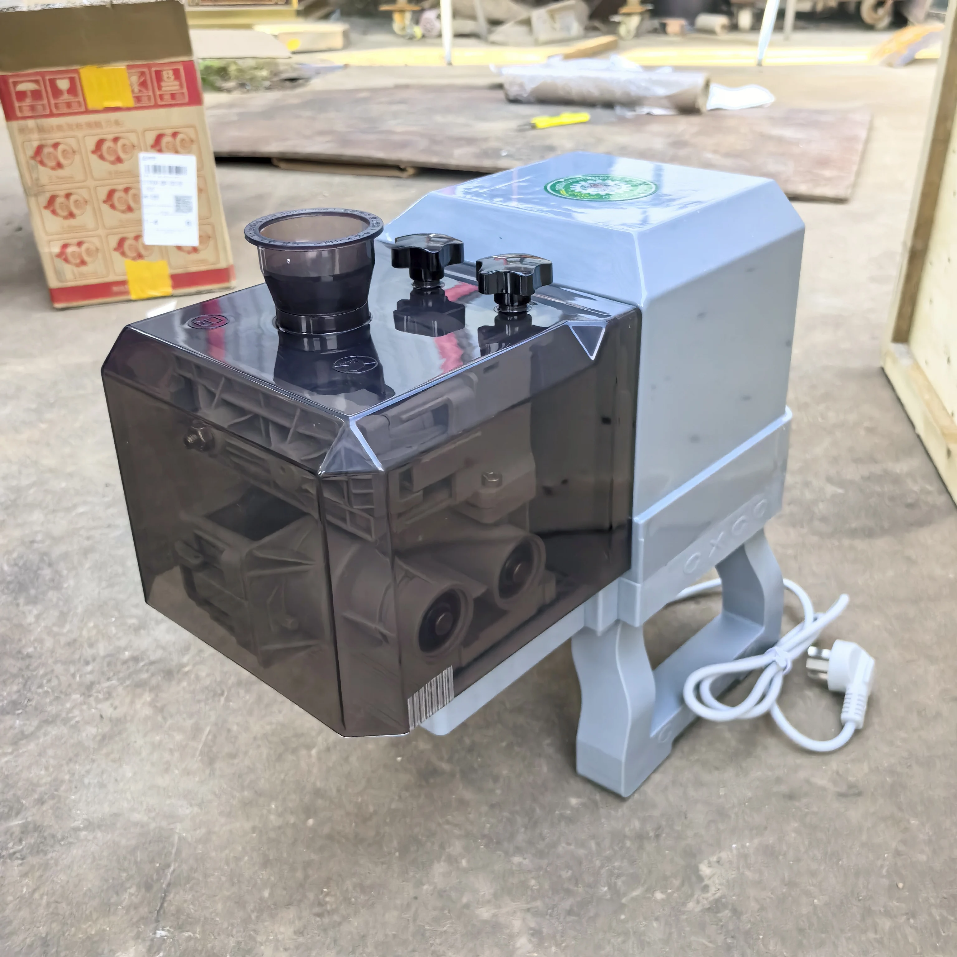 Commercial Scallion Cutter Electric Scallion Steel Celery Shredding Machine Roast Duck Scallion Shredder Vegetable Cutter 