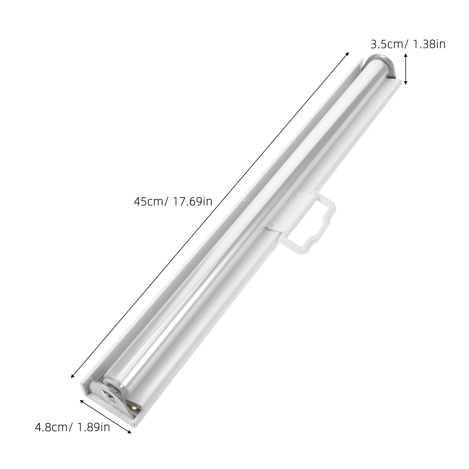 Clear PVC Thermal Insulation Strip Curtain Roll 17.7in X 9.84ft for Display Coolers Walk in Refrigerators Supermarket Freezer