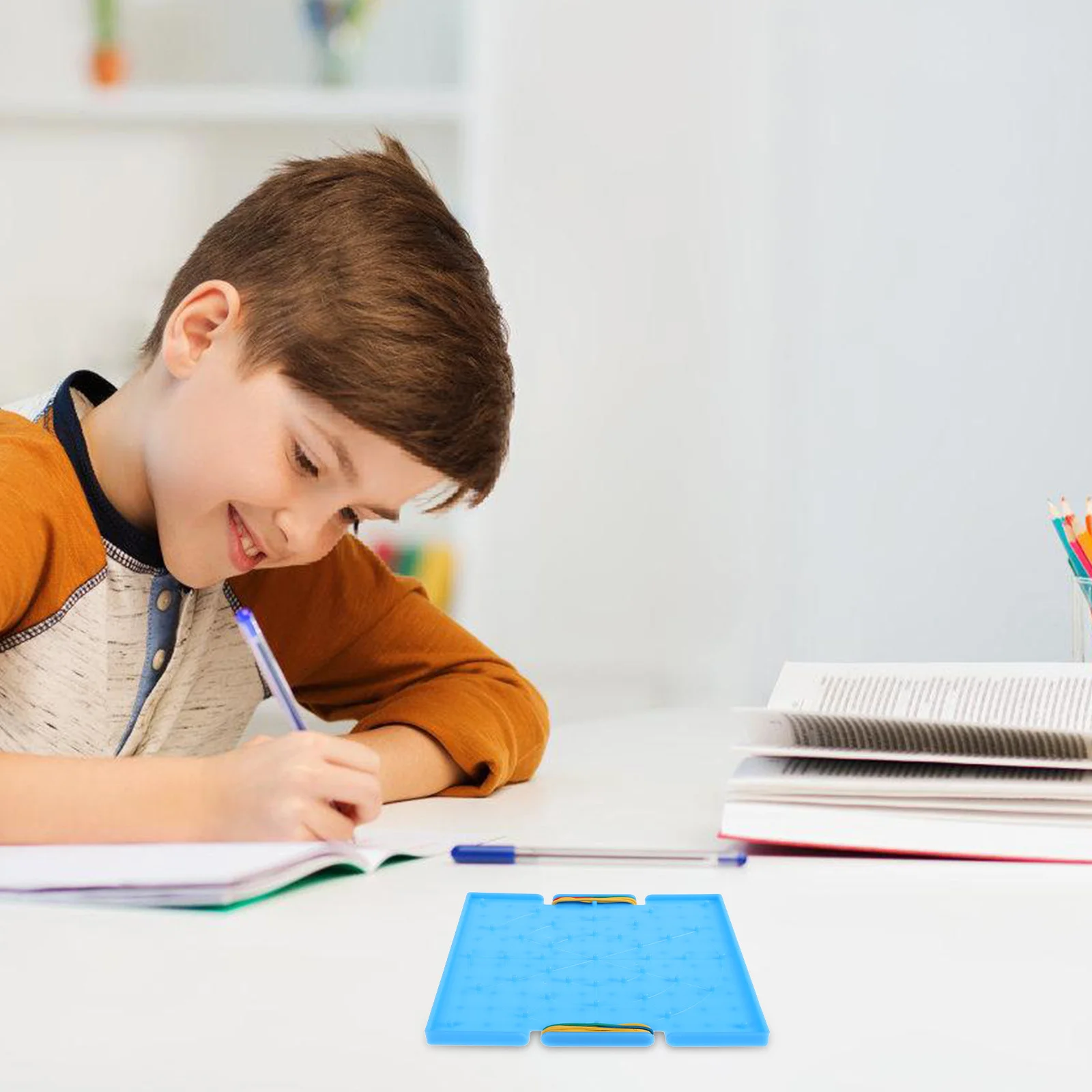 Schüler-Stecktafel für Kinder, Mathe-Lernwerkzeug, Heimschulgebrauch im Klassenzimmer, weißer Schreibtisch zur Wandmontage, Geoboard-Aktivitätsspiel