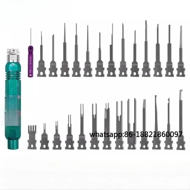 

27-Piece Automotive Wire Harness Tool Set - Plug Retracting Needle & Aviation Terminal Disassembly Tool for Car Repair