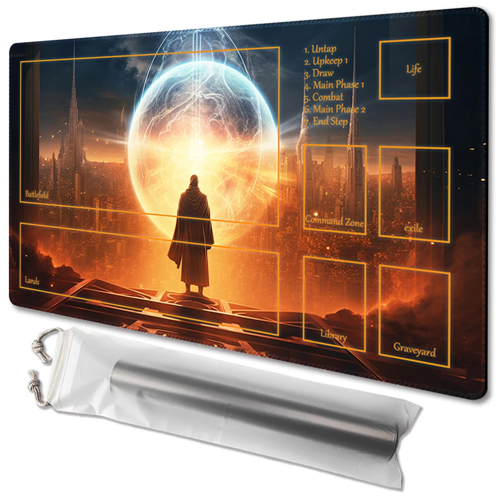 

Unknown countries- Board Game TCG Playmat Table Mat Game Size 60X35 CM Mousepad Compatible for MTG CCG