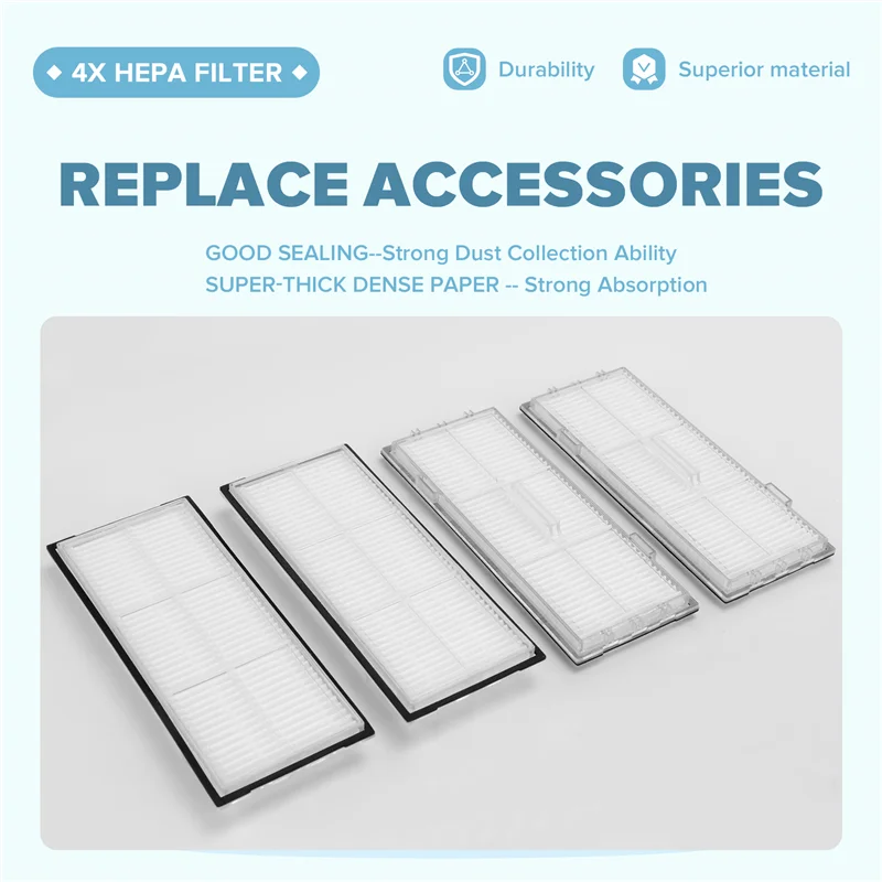 A65Z For Roborock S8 Pro Ultra Robot Vacuum Cleaner Main Side Brush Hepa Filters Mop Cloth Dust Bags