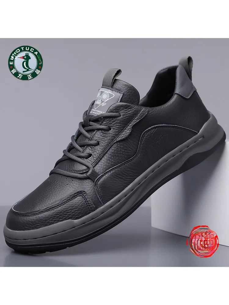 

Мужские повседневные кожаные туфли: дышащие, мягкие, без шнурков, спортивные, модные, универсальные, с европейским дизайном в виде птиц