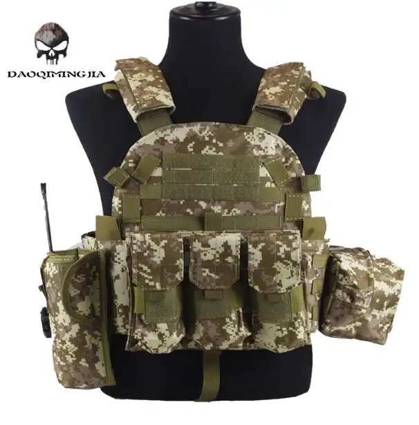 Tactical Vest SWAT Black Military Special Forces