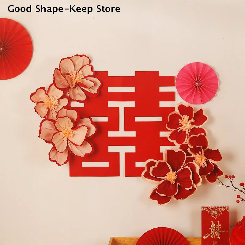 

2026 Lunar New Year Decor; Floral Decorations for Chinese Wedding; Bridal Suite Embellishments; Valentine's Day Gift Ornament.